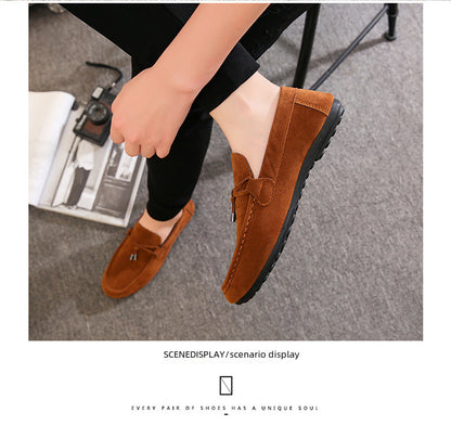 Men's loafers men's casual shoes, Korean style trendy cloth shoes, loafers, 2020 New