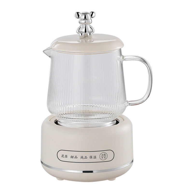Health pot household multi-functional full glass tea cooker kettle small office flower teapot insulation electric Cup