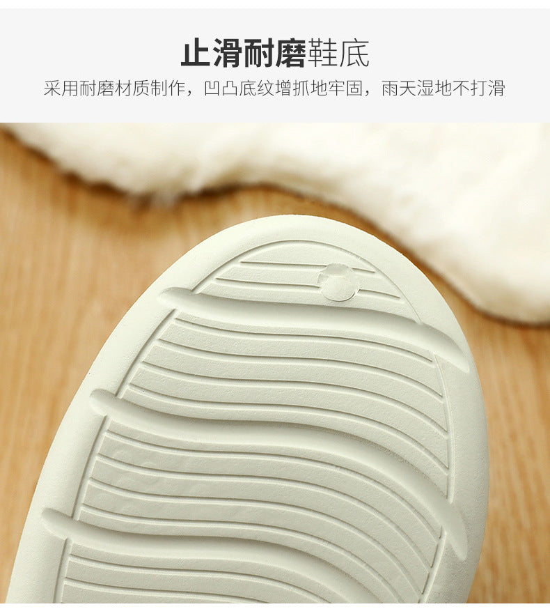 Cotton Slippers for Home, High-End, Daily Wear, 2025 New Style Fleece-Lined Warm Cotton Shoes for Men, Cotton Tow