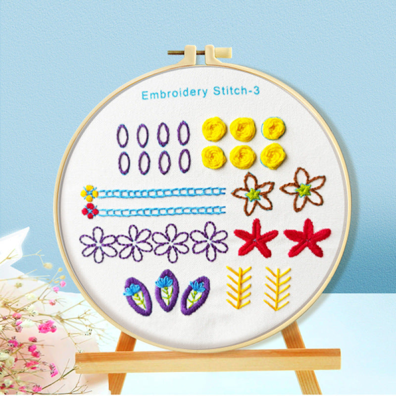 Mona Lisa Royal Embroidery Cross Stitch Techniques Collection: Simple and Easy-To-Learn Embroidery Methods, Complete with Four Types of Embroidery Techniques