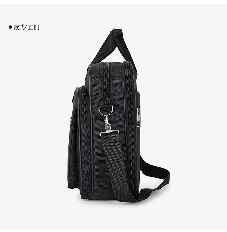 Manufacturer Wholesale Men's Large-Capacity Briefcase Business Trip Laptop Bag Portable Travel Bag Wear-Resistant Business Bag
