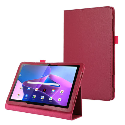 Suitable for Lenovo M10 three generation TB328 tablet computer litchi pattern full edge protective cover