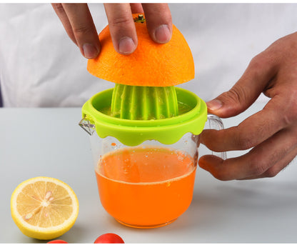 Multifunctional Lemon Manual Juicer with Measuring Cup Easy to Clean Orange Fruit Juicer Juicer Lemon Press