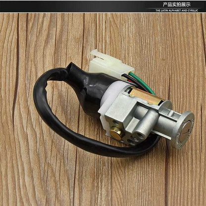 Motorcycle TBT110 power lock electric door lock set lock curved beam car Tianma Car lock ignition key switch accessories
