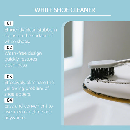 Jakehoe White Shoe Mousse Care Agent - Care for Yellowing Marks on White Shoes, Protects Color and Does Not Damage the Shoe Surface