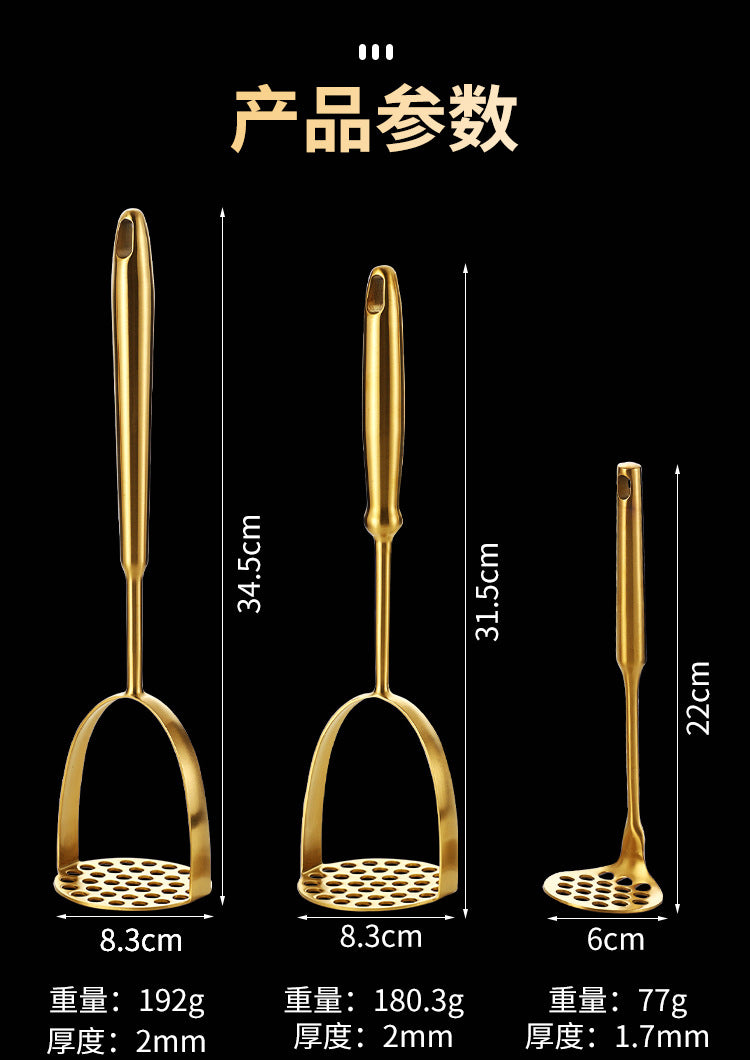 Stainless steel sweet potato masher household potato press kitchen tool manual multi-function masher potato press