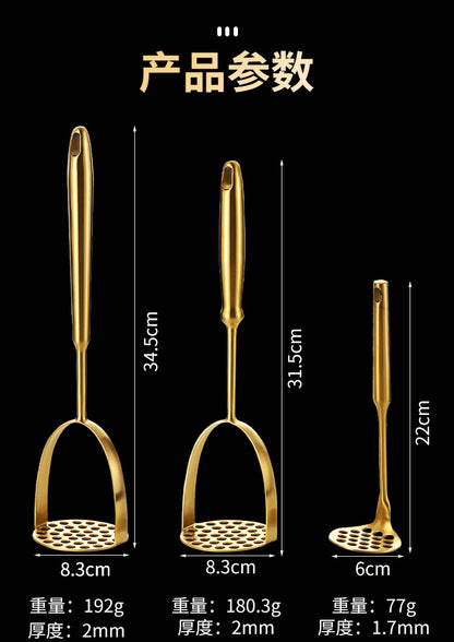 Stainless steel sweet potato masher household potato press kitchen tool manual multi-function masher potato press
