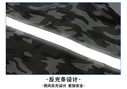 Cross-Border Cooling Air-Conditioning Clothing with Reflective Strips and Fan Cooling Clothing for Men and Women Labor Protection Summer Outdoor Work Clothes