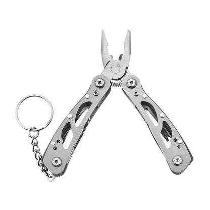 Stainless steel multi-function tool pliers mini folding portable outdoor travel tool pliers combination knife multi-purpose