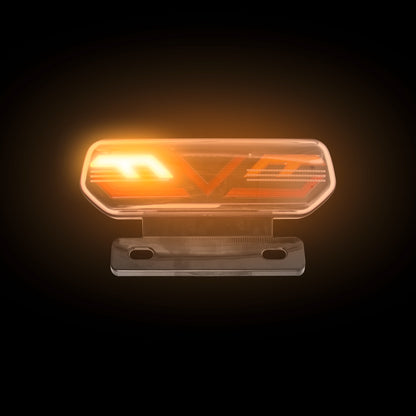 Factory wholesale electric car motorcycle tail light assembly 12V with bracket LED horse racing three-in-one driving tail light