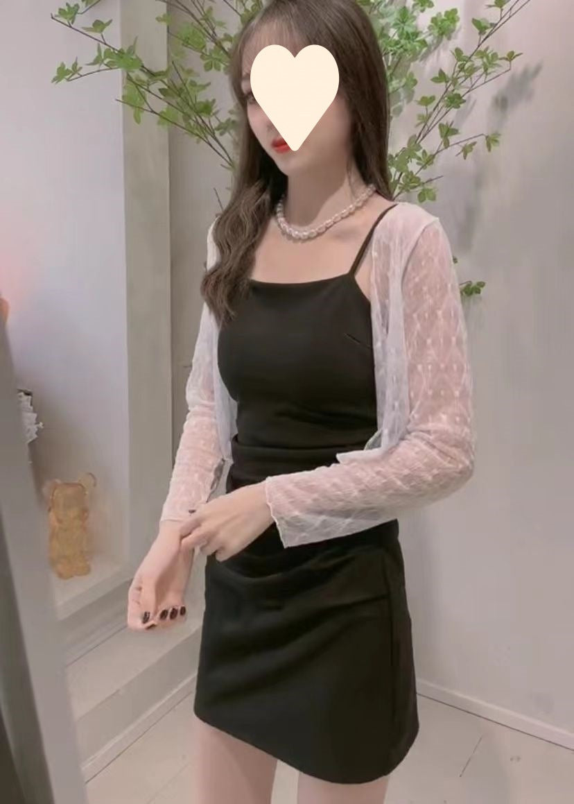 Strappy Dress 2026 Summer New Style Waist-Cinching Slimming Dress for Women, Covering the Body, Elegant, Sexy, Solid Color Bodycon Dress