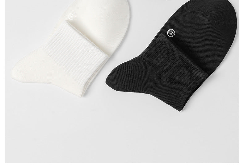 [New] 100 cotton socks for children in autumn cotton antibacterial deodorant small white boneless ladies socks