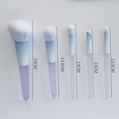 Chen Yuanyuan 10-Piece Makeup Brush Set, Blush Brush, Loose Powder Brush, Eye Shadow Brush, Nose Shadow Brush, Complete Set for Setting Makeup and Contouring