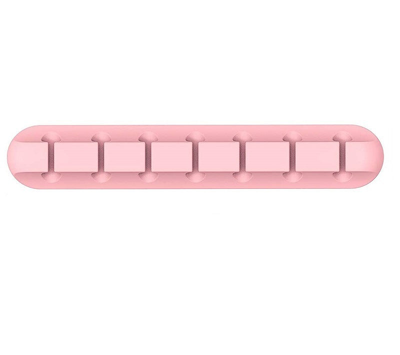 New desktop charging data cable holder multi-port creative storage wire silicone cable organizer hub