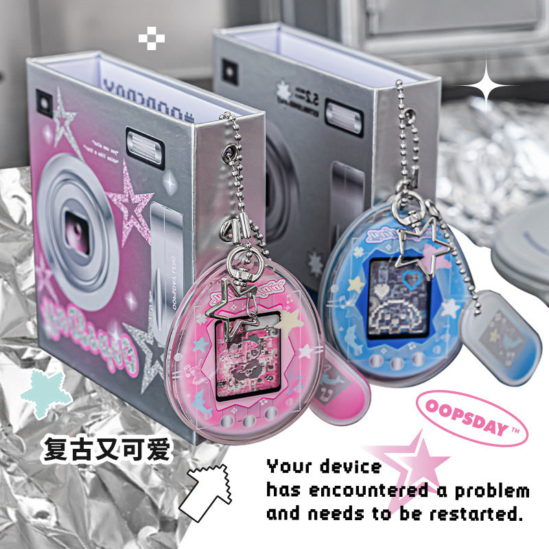OOPSDAY Rest Day Tamagotchi Inch Photo Card Set American Vintage Hanging Star Chaser Mini Card Set