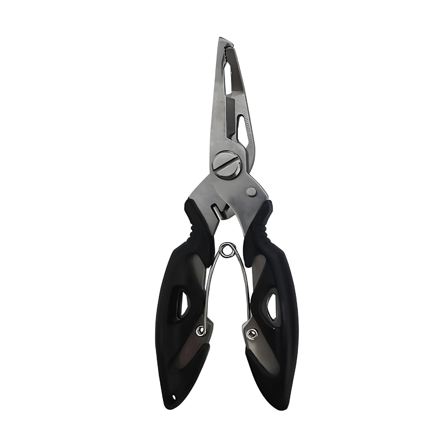 Cross-border Luya scissors pliers multi-functional curved mouth stainless steel fishing tongs fishing line scissors portable fishing fish control hook pliers