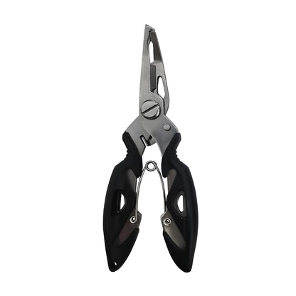 Cross-border Luya scissors pliers multi-functional curved mouth stainless steel fishing tongs fishing line scissors portable fishing fish control hook pliers