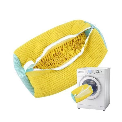 Cross-Border New Product Popular Chenille Velvet Shoe Washing Bag Anti-Wear Washing Machine Shoe Washing Mesh Bag Washable Cover Machine Washable