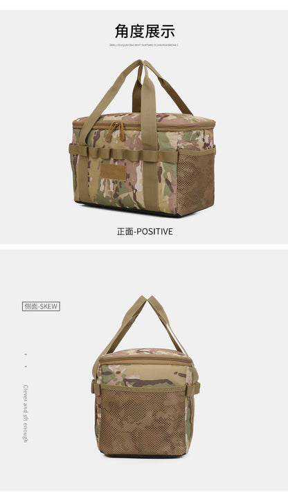 in stock Niuniu Outdoor Camping Storage Bag Large Capacity Camouflage Handbag Tear Resistant Material Tactical Bag Wholesale