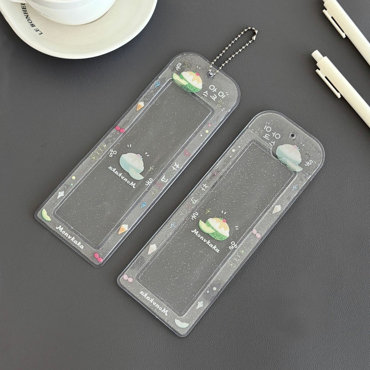 Original Summer Dessert Four-Frame Card Holder Idol Small Card Life Four-Frame Glitter Card Holder Star-Chasing Storage Card Holder