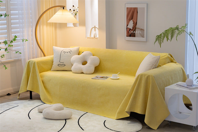 Four Seasons Universal Waterproof Sofa Towel Urine-proof Cat-scratch-proof Sofa Cover Cloth Towel Chenille Non-slip Non-sticky Sofa Cover