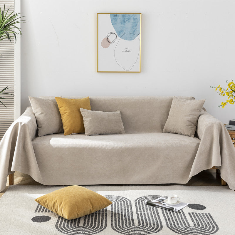 Four Seasons Universal Waterproof Sofa Towel Urine-proof Cat-scratch-proof Sofa Cover Cloth Towel Chenille Non-slip Non-sticky Sofa Cover