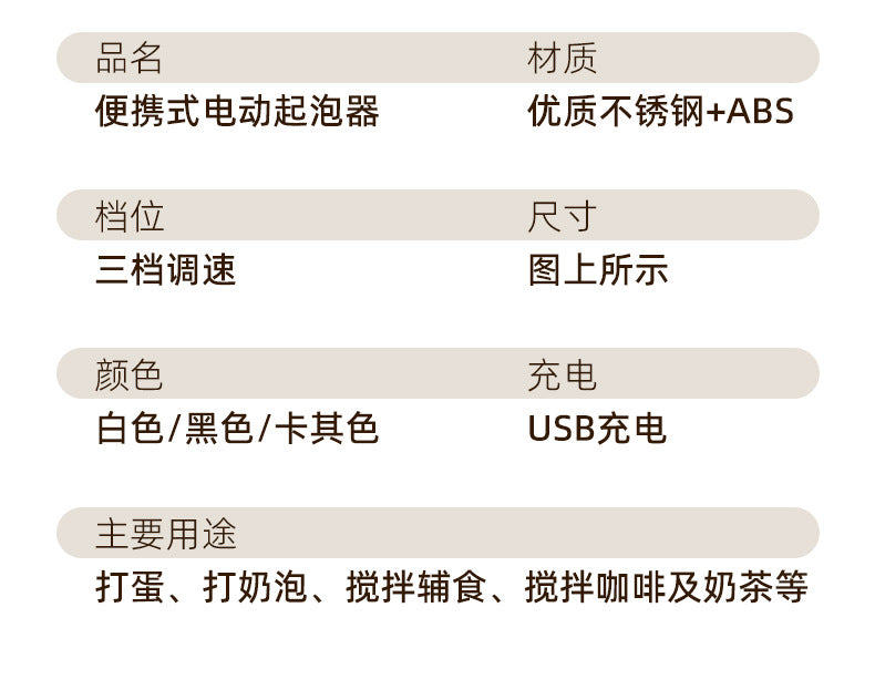 Carefully Selected Cross-Border Dual-Stick Milk Frother, Coffee Cream Mixer, Household Wireless Egg Beater, Baking Milk Frother