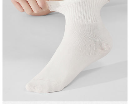 [New] 100 cotton socks for children in autumn cotton antibacterial deodorant small white boneless ladies socks