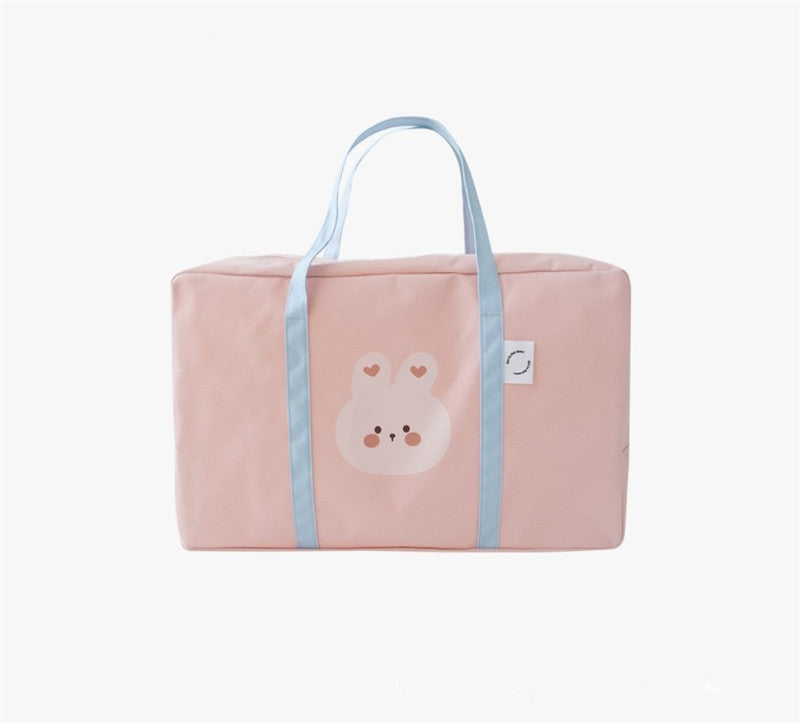 Ins Animal Head Kindergarten Bedding Storage Bag Organizer Bag Large Capacity Packing Bag Portable Travel Storage
