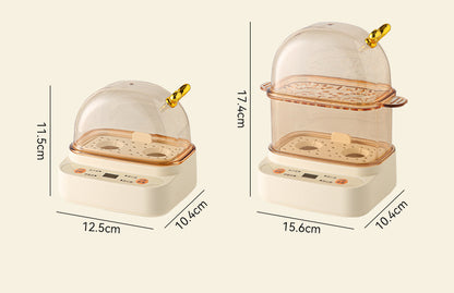 Mini Egg Boiler 2024 New Arrival Regular One-person Egg Steamer Automatic Power-off Household Small Smart