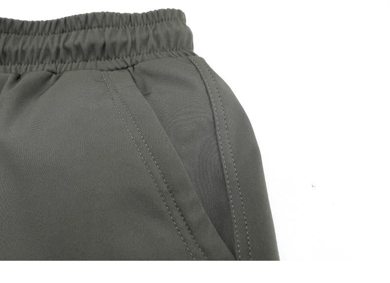 Ice Silk Crock Pants Men's Leg-tipped Summer Thin Casual Pants Loose plus size Quick-drying Pants Fashion Brand Sports Pants