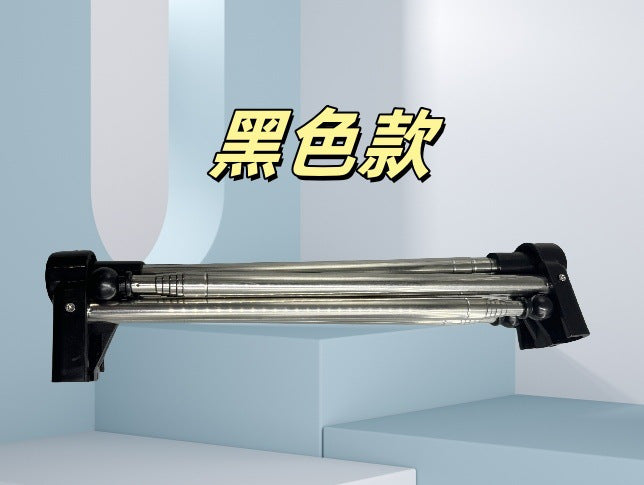 Portable Telescopic Folding Drying Rack Stainless Steel Telescopic Folding Hanger Household Bold Travel Clothes Bar