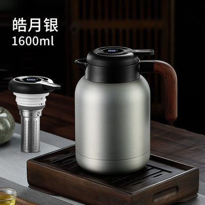 316L Stainless Steel Insulated Large Capacity Kettle for Home Use, Thermos for Tea, Dedicated for Warming Tea, Water Separation, and Stewing Tea Kettle