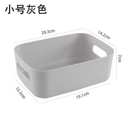 X5039 Desktop Storage Basket Cosmetics Storage Box Kitchen Drawer Miscellaneous Plastic Box Rectangular Organizer Box