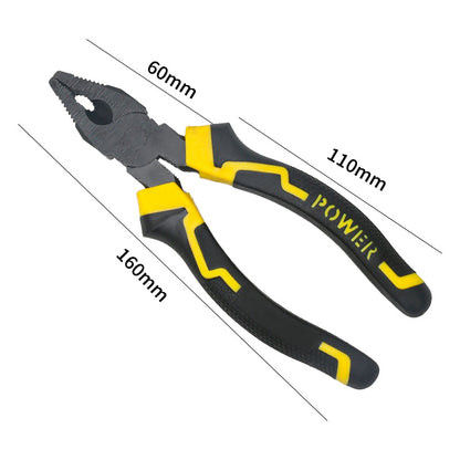 Multifunctional wire stripping pliers pointed mouth miter pliers 8 inch vice electrical wire stripping pliers eccentric labor-saving and durable
