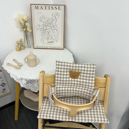 Ins Nordic Style Baby Dining Chair Children's Growth Chair Cushion Baby Dining Chair Cushion Waterproof and Urine-proof Sitting