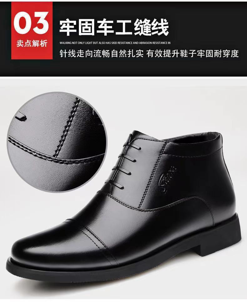 Special clearance men's cotton shoes men's thick cotton shoes anti-freezing warm casual middle-aged and elderly two cotton shoes special clearance