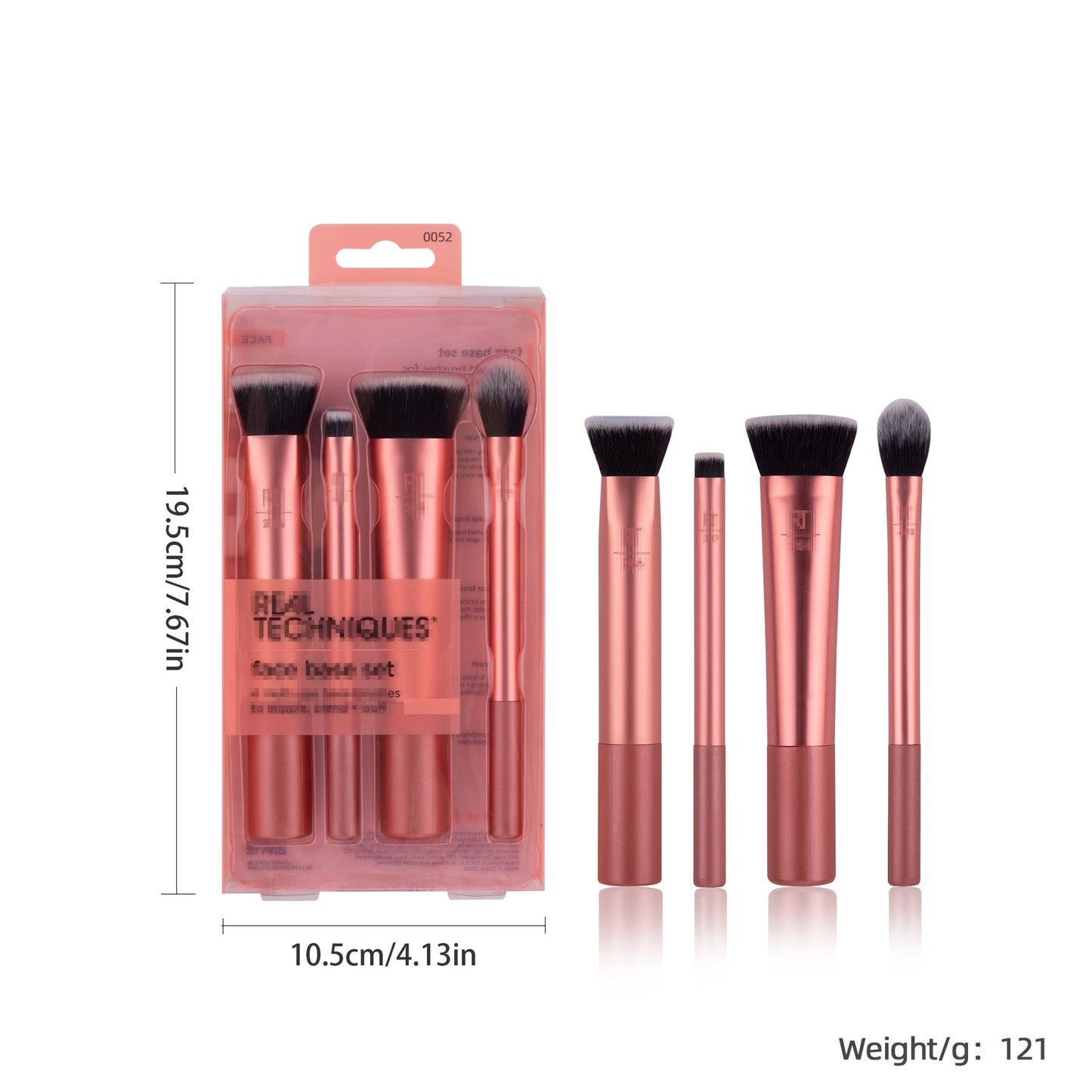 Cross-Border Makeup Brush Rt Series Super Soft Boxed Makeup Brush Set Foundation Brush Eye Shadow Brush Beauty Tool Wholesale