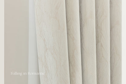 Cream Style Jacquard Curtain for Bedroom Premium Chenille Shading Living Room Bedroom French Light Luxury Shaoxing Curtain