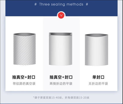 Vacuum Sealing Machine Packaging Fresh-keeping Machine Small Household Vacuum Food Air Sealing Machine] Fully Automatic Plastic