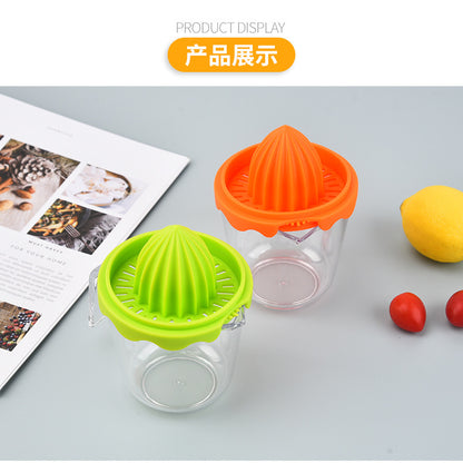 Multifunctional Lemon Manual Juicer with Measuring Cup Easy to Clean Orange Fruit Juicer Juicer Lemon Press
