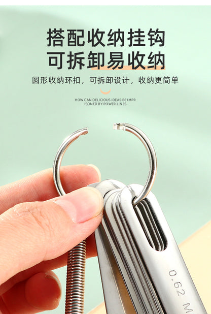 In-Stock Stainless Steel Measuring Spoons and Cups Set Baking Measuring Spoons Measuring Cups with Scale Multi-Purpose Spoons