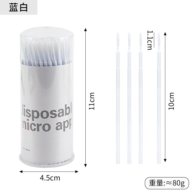 New wholesale long head cotton swab eyelash tattoo nail cleaning cotton swab eyelash disposable long thread cotton swab