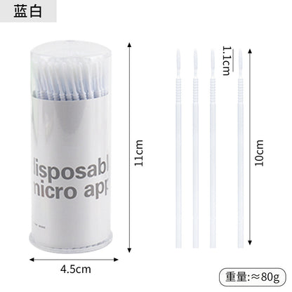 New wholesale long head cotton swab eyelash tattoo nail cleaning cotton swab eyelash disposable long thread cotton swab