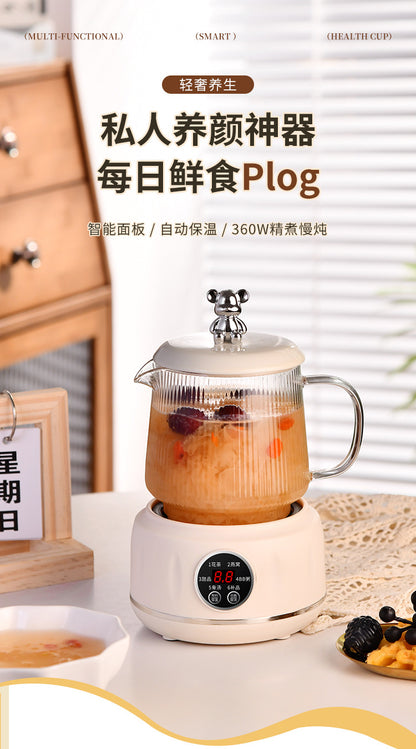 Multifunctional Health Cup Electric Stew Cup Small Mini Heating Water Cup Tea Boiling Pot Hot Milk Office Artifact