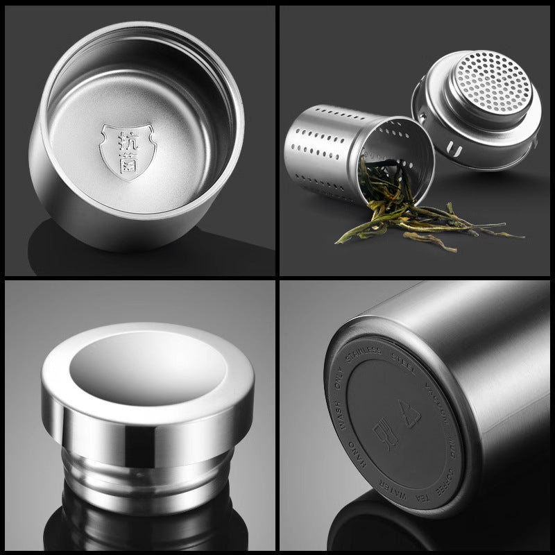 316 stainless steel liner large capacity vacuum all-steel thermos cup outdoor travel mountaineering fitness portable thermos pot