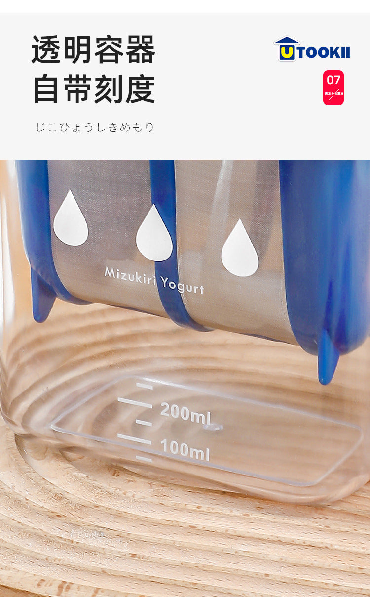 Cross-border yogurt filter homemade Greek yogurt machine cold extraction whey separator cheese soy milk cleaning net artifact