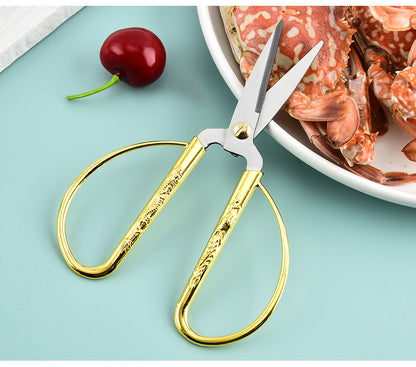 Crab Eight Pieces Stainless Steel Crab Eating Tools Crab suit Crab Pick Hairy Crab Crab Pliers Dismantling Crab Tools Gift Box suit