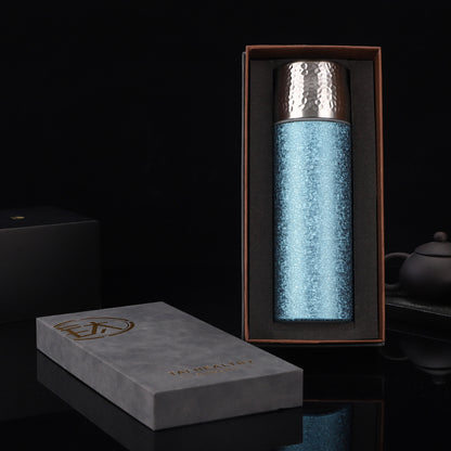 New High-Looking Pure Titanium Insulated Titanium Cup, Light Luxury and High-End Business Gift Water Cup, High-End Household Tea Cup