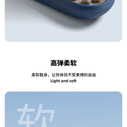 Massage Slippers for Women 2025 New Model Home Indoor Non-Slip Health-Preserving Acupressure Foot Point Slippers for Men Summer